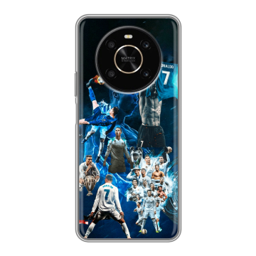 Силиконовый чехол на Huawei Honor X9 с принтом Реал Роналдо
