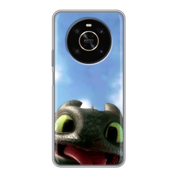 Силиконовый чехол на Huawei Honor X9 с принтом Как приручить дракона