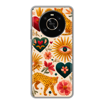 Силиконовый чехол на Huawei Honor X9 с принтом Модный принт