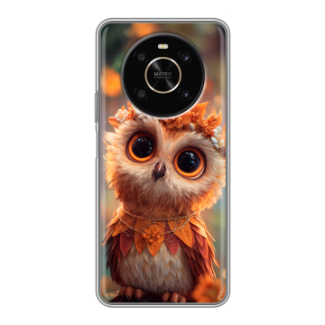 Силиконовый чехол на Huawei Honor X9 с принтом Милая сова