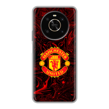 Силиконовый чехол на Huawei Honor X9 с принтом Manchester United