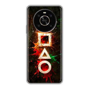 Силиконовый чехол на Huawei Honor X9 с принтом Squid Game Игра кальмара