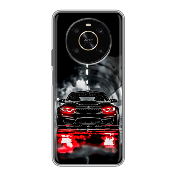 Силиконовый чехол на Huawei Honor X9 с принтом BMW БМВ
