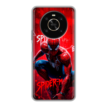 Силиконовый чехол на Huawei Honor X9 с принтом Spiderman Человек паук