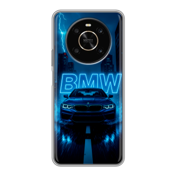 Силиконовый чехол на Huawei Honor X9 с принтом BMW БМВ