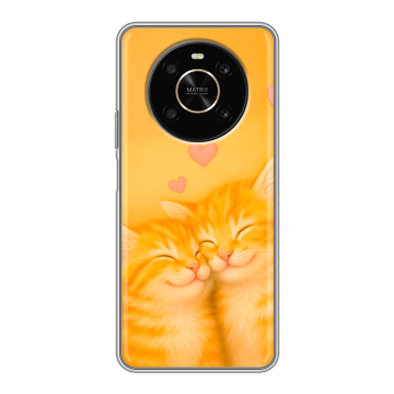 Силиконовый чехол на Huawei Honor X9 с принтом Милые котята