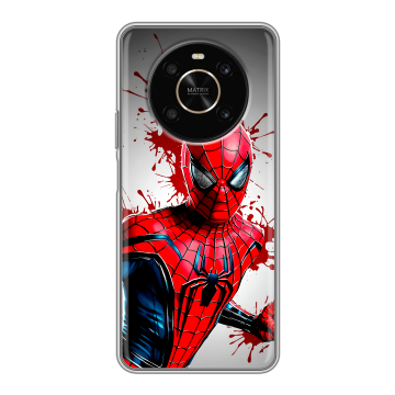 Силиконовый чехол на Huawei Honor X9 с принтом Spiderman Человек паук