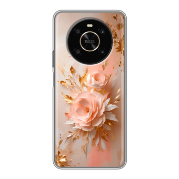 Силиконовый чехол на Huawei Honor X9 с принтом женский