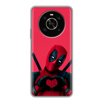 Силиконовый чехол на Huawei Honor X9 с принтом Дедпул Deadpool