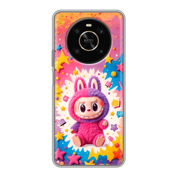 Силиконовый чехол на Huawei Honor X9 с принтом Labubu Лабубу