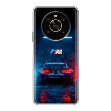 Силиконовый чехол на Huawei Honor X9 с принтом BMW БМВ