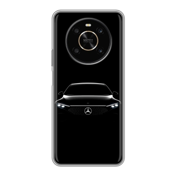 Силиконовый чехол на Huawei Honor X9 с принтом Mercedes Мерседес