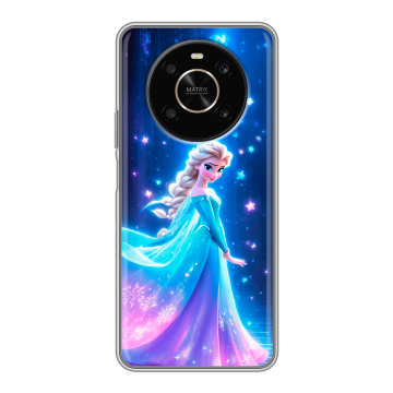 Силиконовый чехол на Huawei Honor X9 с принтом Холодное сердце Frozen