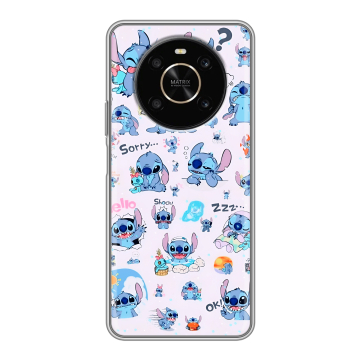 Силиконовый чехол на Huawei Honor X9 с принтом Лило и Стич
