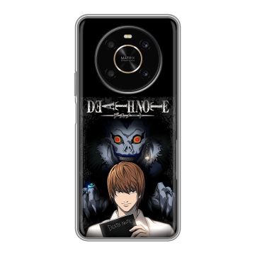 Силиконовый чехол на Huawei Honor X9 с принтом Death note Тетрадь смерти