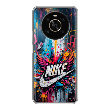 Силиконовый чехол на Huawei Honor X9 с принтом Nike Найк