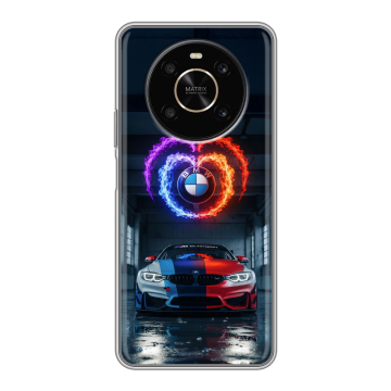 Силиконовый чехол на Huawei Honor X9 с принтом BMW БМВ