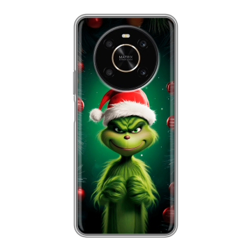 Силиконовый чехол на Huawei Honor X9 с принтом Гринч Новый год Рождество