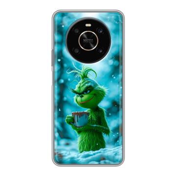 Силиконовый чехол на Huawei Honor X9 с принтом Новый год гринч