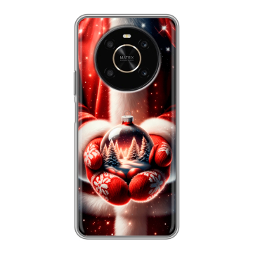 Силиконовый чехол на Huawei Honor X9 с принтом Новый год