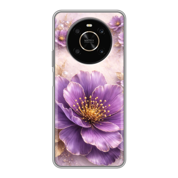 Силиконовый чехол на Huawei Honor X9 с принтом женский