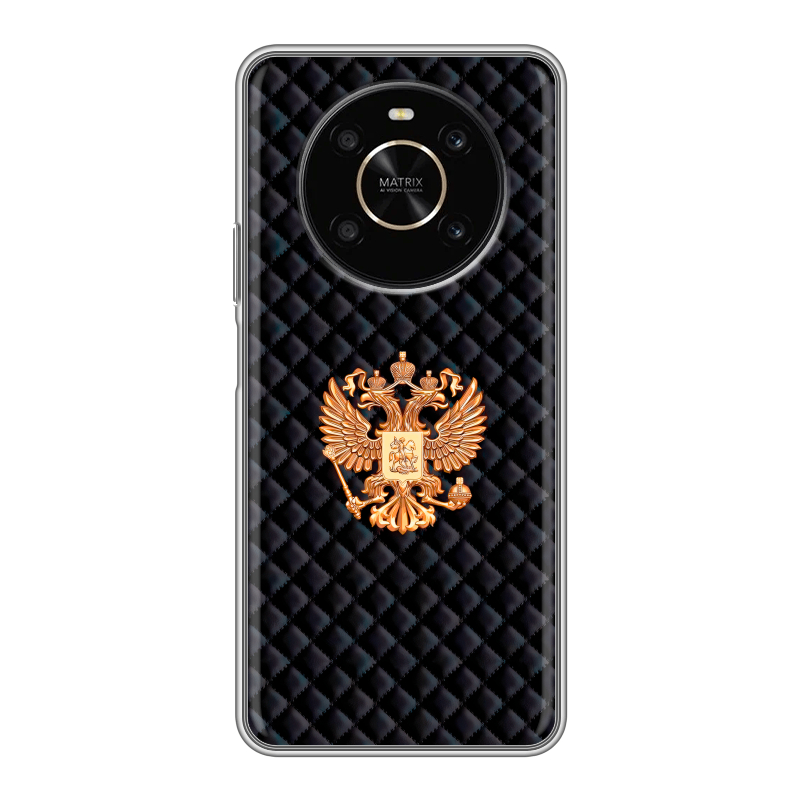 Силиконовый чехол на Huawei Honor X9 с принтом Герб России принт Силиконовый чехол на Huawei Honor X9 с принтом Герб России принт