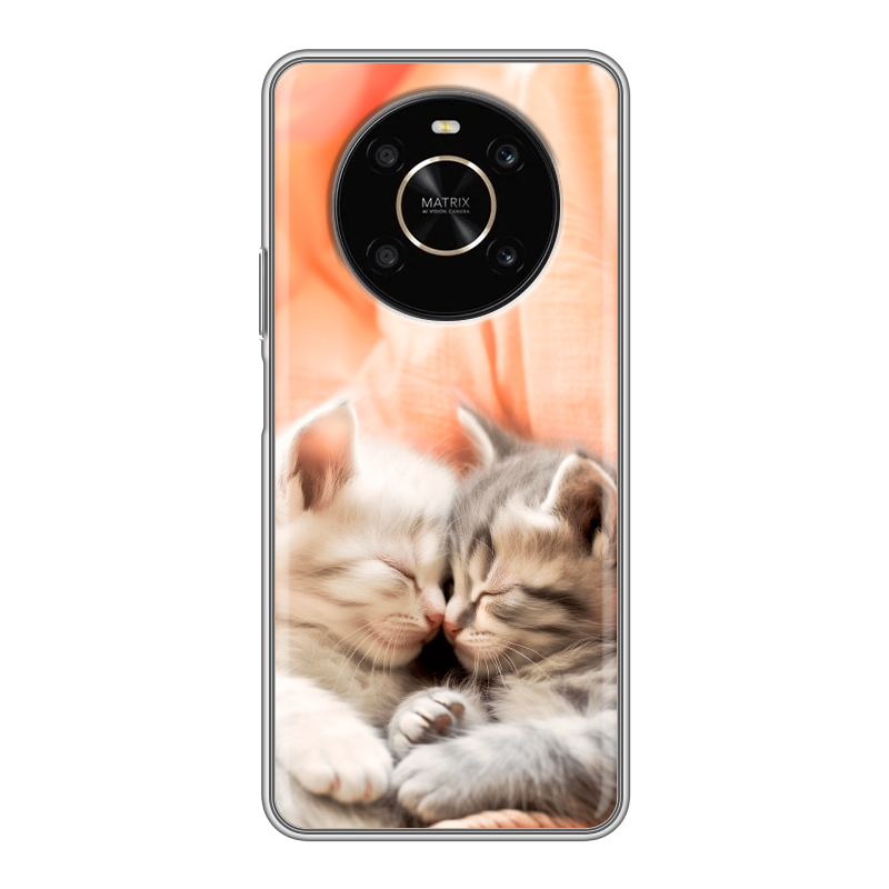 Силиконовый чехол на Huawei Honor X9 с принтом Котята Силиконовый чехол на Huawei Honor X9 с принтом Котята
