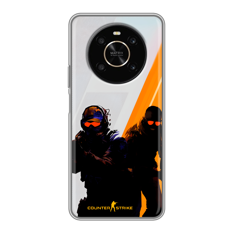 Силиконовый чехол на Huawei Honor X9 с принтом Контер страйк Counter strike Силиконовый чехол на Huawei Honor X9 с принтом Контер страйк Counter strike