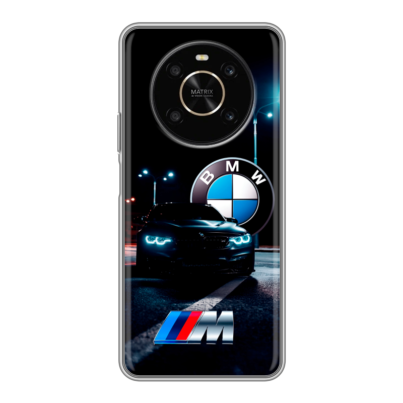 Силиконовый противоударный чехол на Huawei Honor X9 с принтом БМВ BMW Силиконовый противоударный чехол на Huawei Honor X9 с принтом БМВ BMW