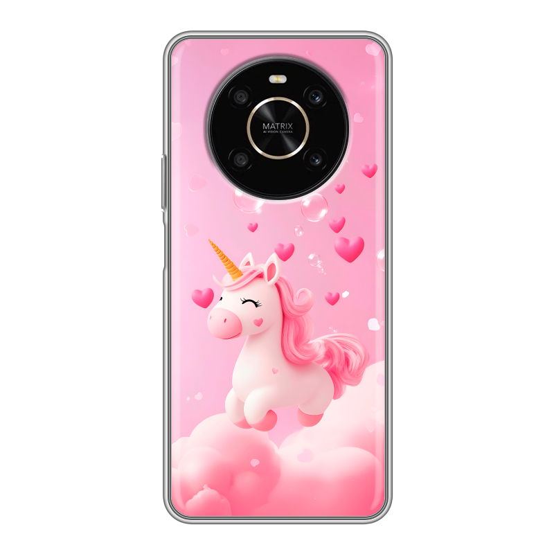 Силиконовый чехол на Huawei Honor X9 с принтом Единорог Силиконовый чехол на Huawei Honor X9 с принтом Единорог