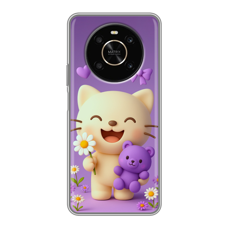 Силиконовый чехол на Huawei Honor X9 с принтом для девочек Силиконовый чехол на Huawei Honor X9 с принтом для девочек