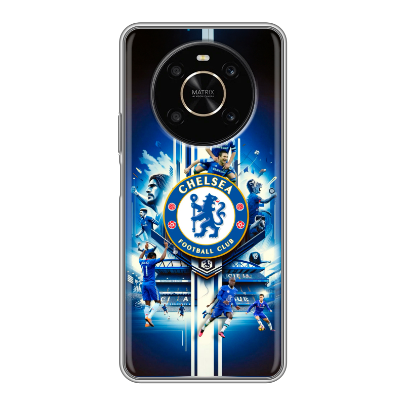 Силиконовый чехол на Huawei Honor X9 с принтом Chelsea Челси Силиконовый чехол на Huawei Honor X9 с принтом Chelsea Челси