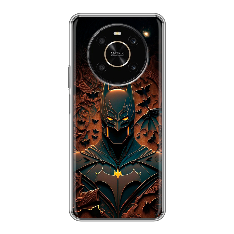 Силиконовый чехол на Huawei Honor X9 с принтом Batman Бэтмен Силиконовый чехол на Huawei Honor X9 с принтом Batman Бэтмен