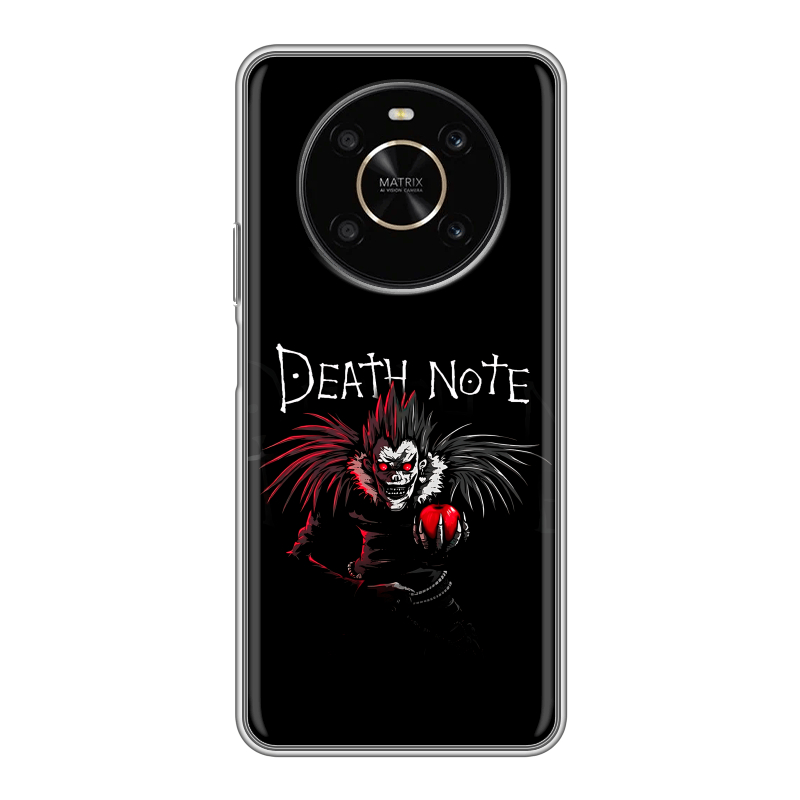 Силиконовый противоударный чехол на Huawei Honor X9 с принтом Death note Тетрадь смерти Силиконовый противоударный чехол на Huawei Honor X9 с принтом Death note Тетрадь смерти