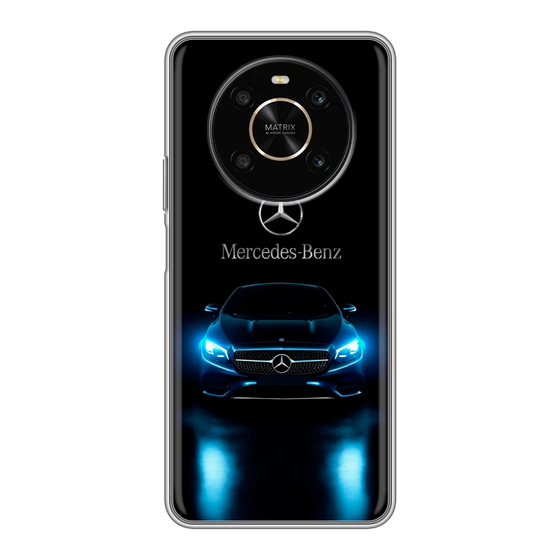 Силиконовый чехол на Huawei Honor X9 с принтом Mercedes Мерседес Силиконовый чехол на Huawei Honor X9 с принтом Mercedes Мерседес