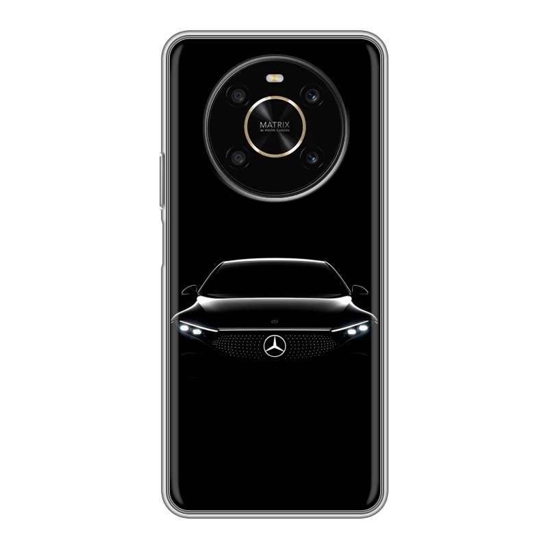 Силиконовый противоударный чехол на Huawei Honor X9 с принтом Mercedes Мерседес Силиконовый противоударный чехол на Huawei Honor X9 с принтом Mercedes Мерседес