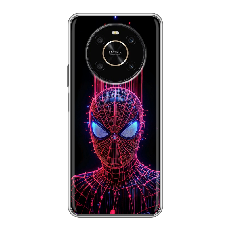 Силиконовый противоударный чехол на Huawei Honor X9 с принтом Spiderman Человек паук Силиконовый противоударный чехол на Huawei Honor X9 с принтом Spiderman Человек паук