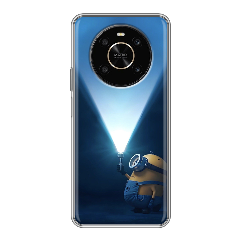 Силиконовый чехол на Huawei Honor X9 с принтом Миньоны Силиконовый чехол на Huawei Honor X9 с принтом Миньоны
