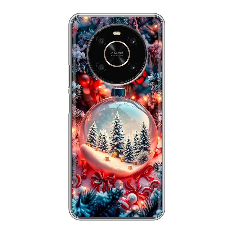 Силиконовый чехол на Huawei Honor X9 с принтом Новый год Силиконовый чехол на Huawei Honor X9 с принтом Новый год