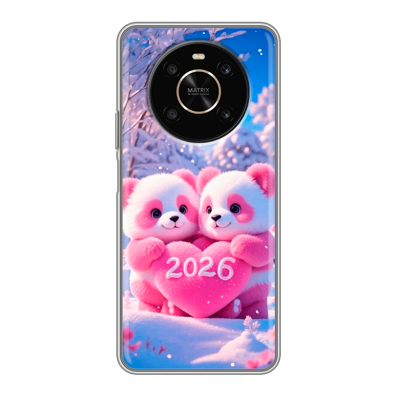 Силиконовый чехол на Huawei Honor X9 с принтом Новый год Силиконовый чехол на Huawei Honor X9 с принтом Новый год