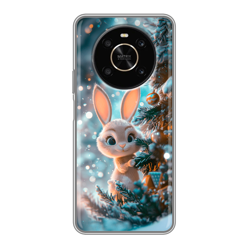 Силиконовый чехол на Huawei Honor X9 с принтом Новый год Силиконовый чехол на Huawei Honor X9 с принтом Новый год
