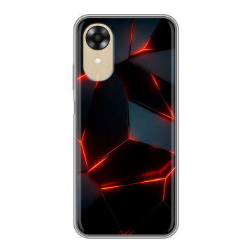 Силиконовый чехол на OPPO A17k с принтом Яркие абстракции Силиконовый чехол на OPPO A17k с принтом Яркие абстракции