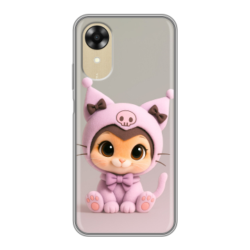 Силиконовый чехол на OPPO A17k с принтом Куроми Kuromi Силиконовый чехол на OPPO A17k с принтом Куроми Kuromi