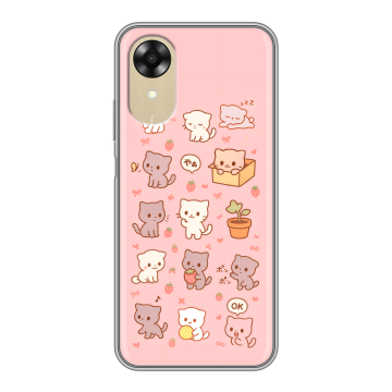 Силиконовый чехол на OPPO A17k с принтом Hello Kitty Хелоу Кити Силиконовый чехол на OPPO A17k с принтом Hello Kitty Хелоу Кити