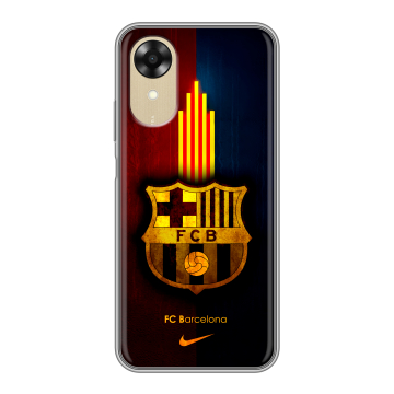 Силиконовый чехол на OPPO A17k с принтом Барселона Barcelona