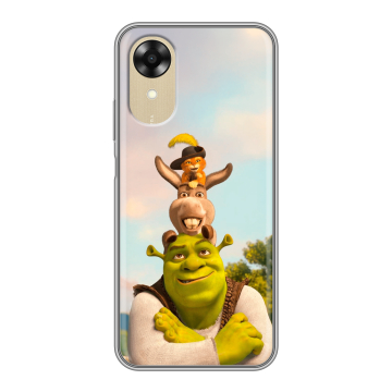 Силиконовый чехол на OPPO A17k с принтом Шрек Shrek