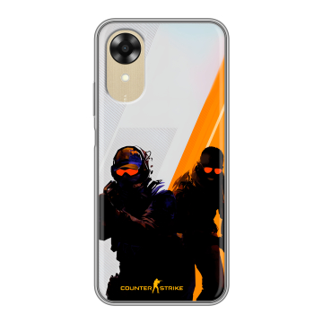 Силиконовый чехол на OPPO A17k с принтом Контер страйк Counter strike Силиконовый чехол на OPPO A17k с принтом Контер страйк Counter strike