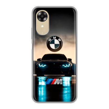 Силиконовый чехол на OPPO A17k с принтом БМВ BMW Силиконовый чехол на OPPO A17k с принтом БМВ BMW