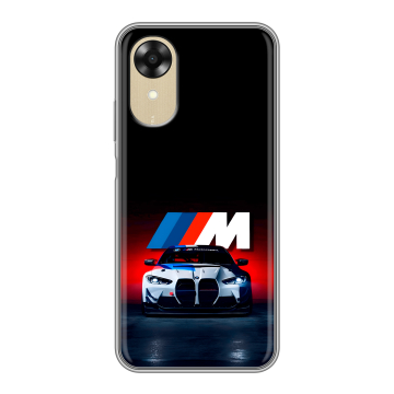 Силиконовый чехол на OPPO A17k с принтом БМВ BMW Силиконовый чехол на OPPO A17k с принтом БМВ BMW