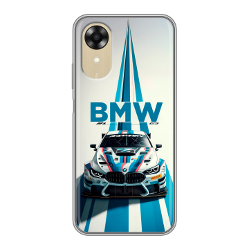 Силиконовый чехол на OPPO A17k с принтом БМВ BMW